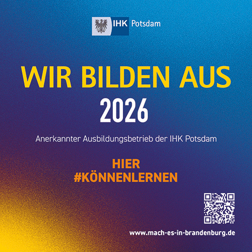 Wir sind Anerkanntes Ausbildungsunternehmen